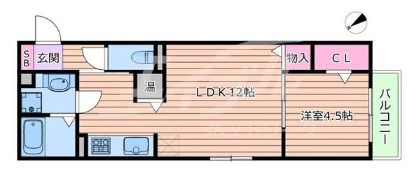 クレールコートの物件間取画像